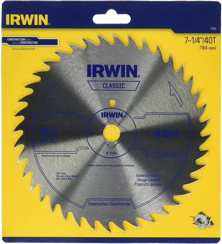 11140 7-1/4X40T Irwin Blade