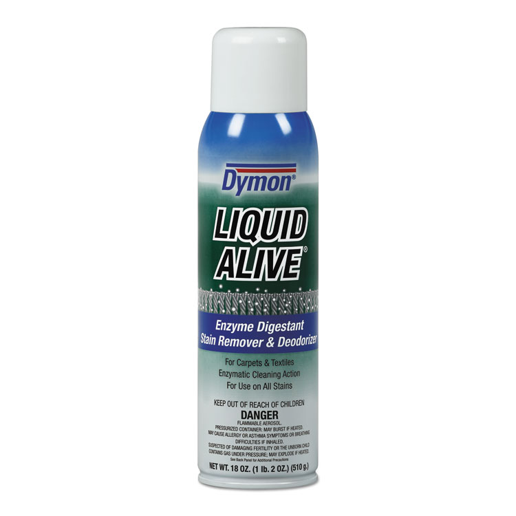 LIQUID ALIVE Carpet Cleaner/Deodorizer, 20 oz Aerosol Spray, 12/case
