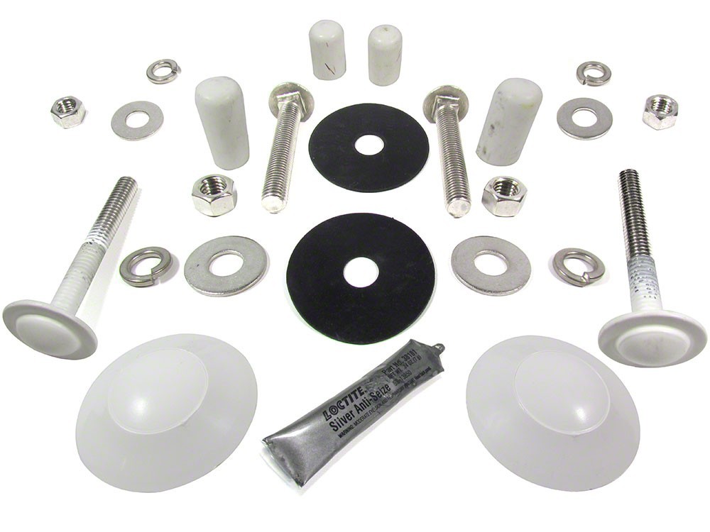 Mounting Kit, Diving Board, Interfab Edge Board, 4 Bolt, Stainless Steel