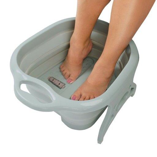 Ideaworks JB8384 Collapsible Foot Bath With Built In Rollers