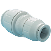 Speedfit PEI202820P Tube Reducing Coupling With EPDM O-Ring, 3/4 X 1/2 in, Push-Fit, Plastic