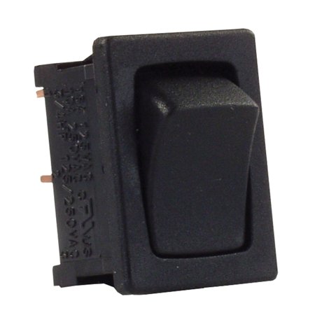 Mini-12V On/Off Switch, Black/Black