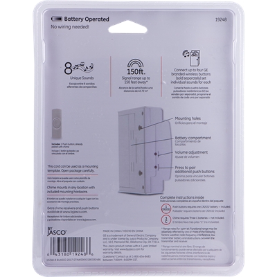 GE Battery Operated Wireless D