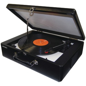 Portable Turntable with Built-in Speaker