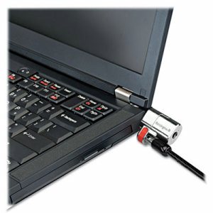 ClickSafe Keyed Laptop Lock, 5ft Cable, Black