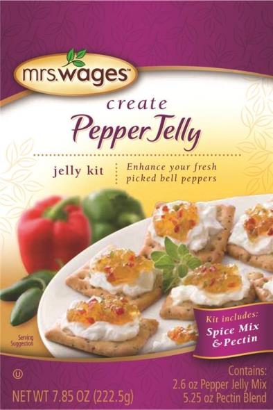 Mrs. Wages W806-D9425 Pepper Jelly Kit, 7.85 oz