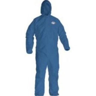 A20 Breathable Particle Protection Coveralls, Large, Blue, 24/Carton
