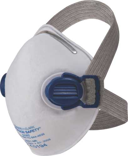 JACKSON SAFETY� R10 N95 Particulate Respirator Face Mask COMFORT STRAPS WITH DUAL VALVES, 