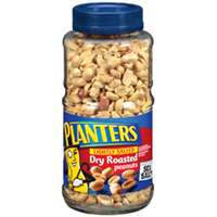 Planters 422425 Peanuts, 16 oz Jar, Lightly Salted, Dry Roasted