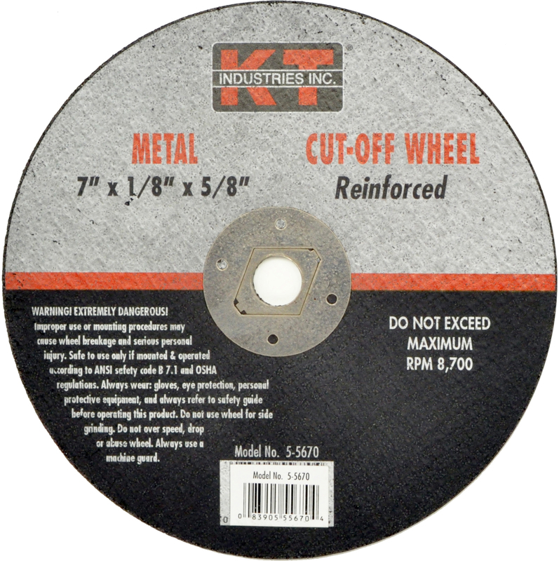 5-5670 7 In. Metal Cut Off Wheel