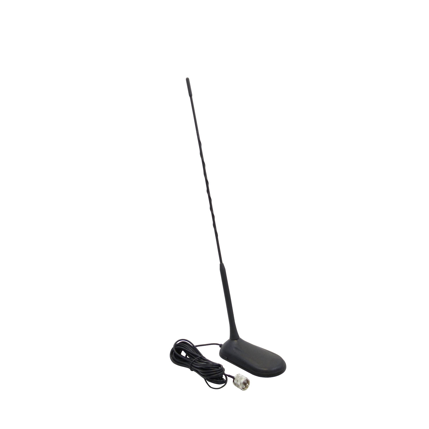 Kalibur - KMAG2 18" Tall Low Profile Magnetic Mount Cb Antenna With Built-In Shock Spring, 18' Coax Cable & Connector