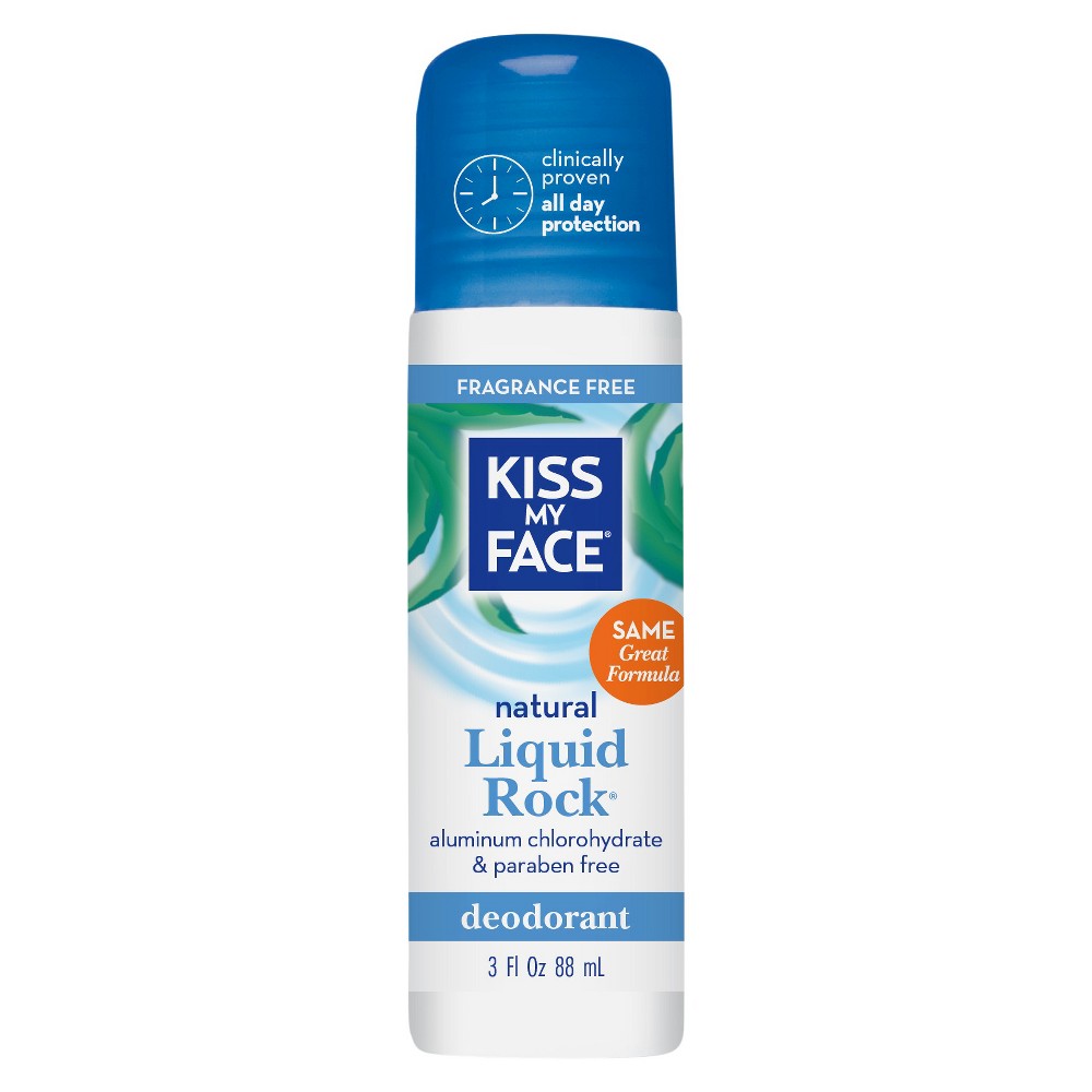 Kiss My Face Fragrance Free Deodorant Liquid Rock (1x3 Oz)
