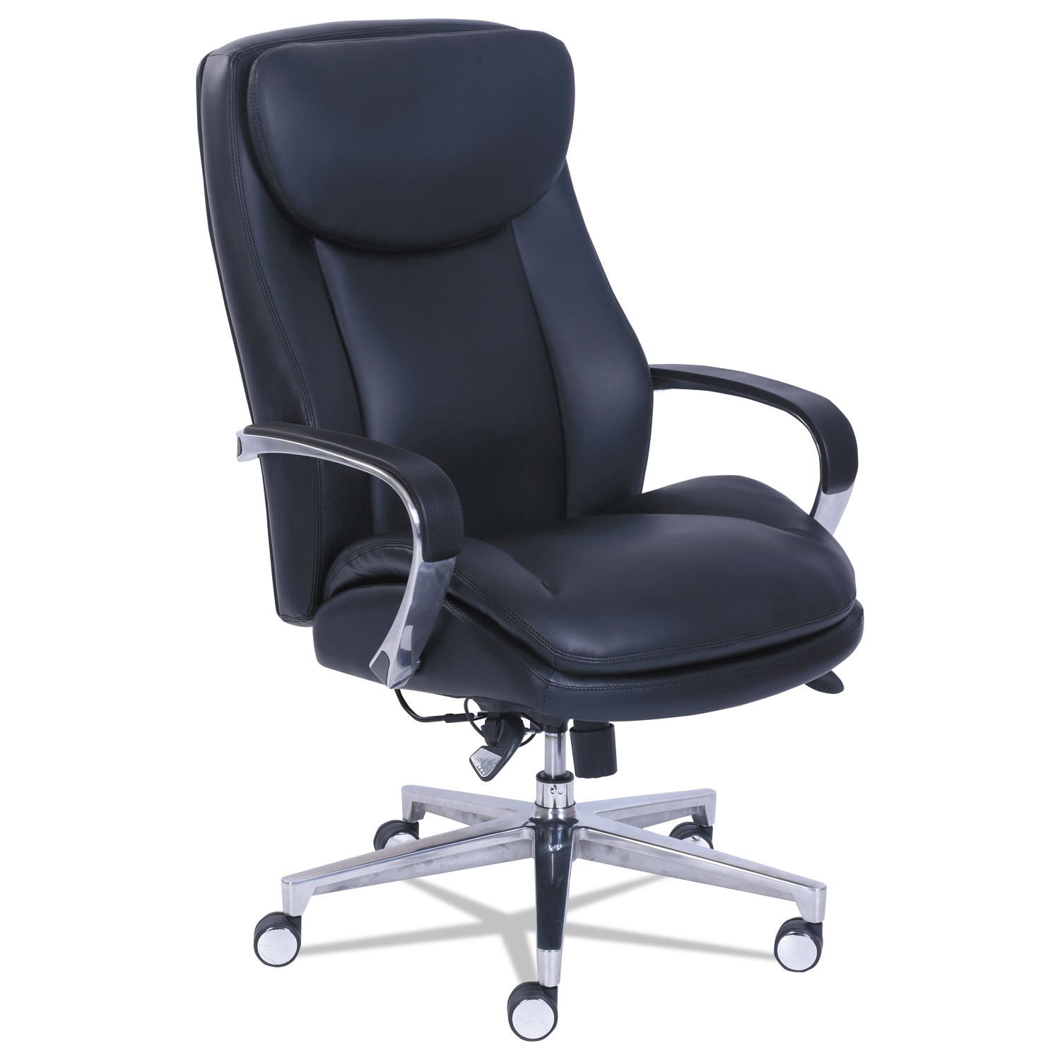 Commercial 2000 High-Back Executive Chair with Dynamic Lumbar Support, Black