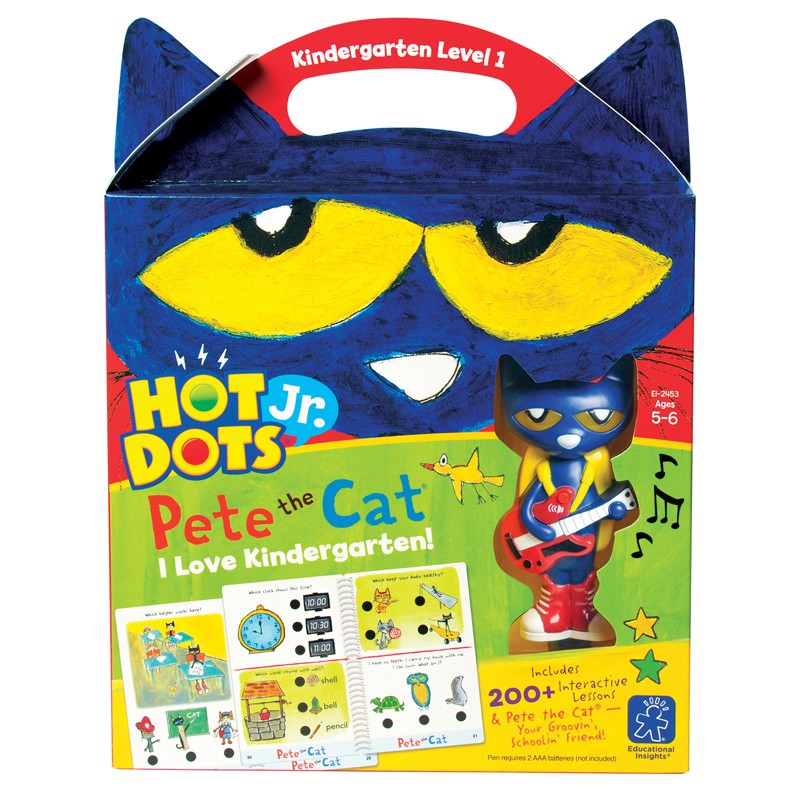 Hot Dots Jr. Pete the Cat I Love Kindergarten! Set