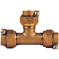 Legend Valve 313-394NL Pack Joint Tee, 3/4 in, CTS, Copper