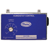 GAF Master Flow H1 Fully Adjustable Humidistat, For Use with Power Ventilators