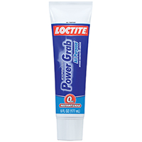 Loctite Power Grab 2029846 All-Purpose Paintable Construction Adhesive, 6 oz, Squeeze Tube, White, Liquid