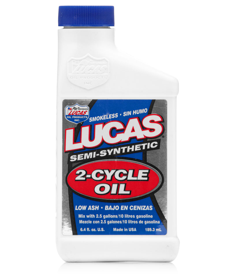 Lucas Oil Semi-Synthetic 2Cycle Oil  6.4 Ounce
