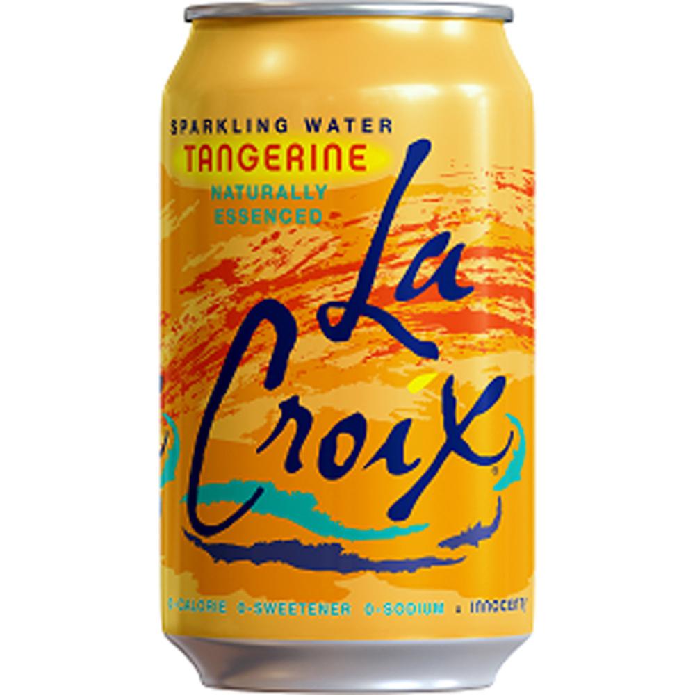 LaCroix Tangerine Flavored Sparkling Water - Ready-to-Drink - 12 fl oz (355 mL) - 2 / Carton / Can