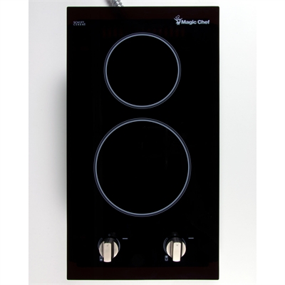 12" Built-In Electric Cooktop - 2 Elements (120V)