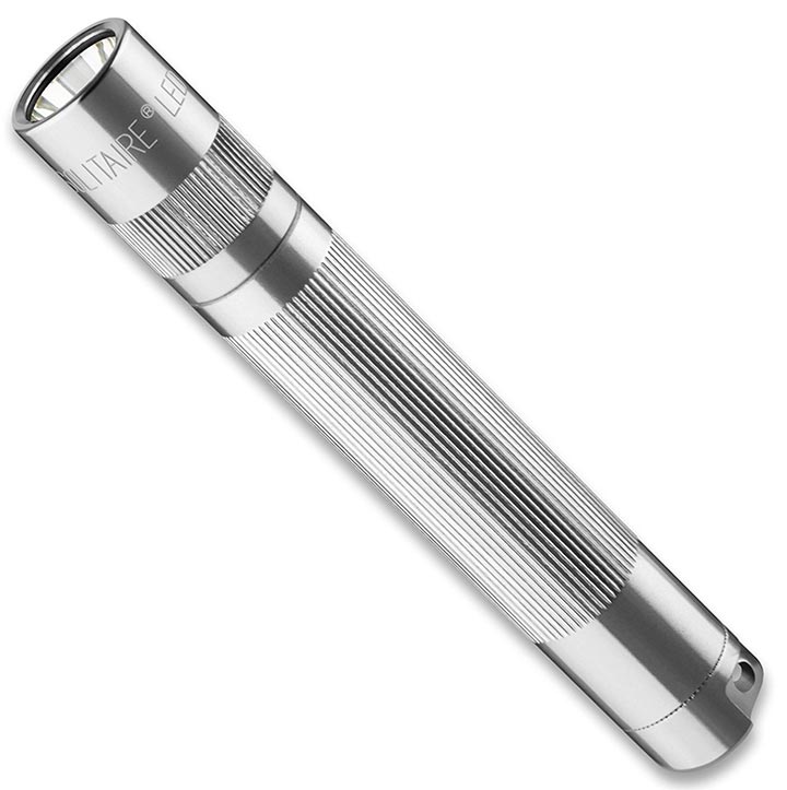 MAGLITE LED 1-Cell AAA Solitaire Flashlight Silver