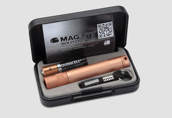 MAGLITE LED 1-Cell AAA Solitaire Flashlight Rose Gold