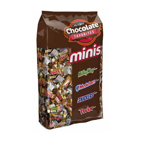 Chocolate Favorites Minis Variety Mix, 240 Pieces, 67.2 oz Bag, Free Delivery in 1-4 Business Days