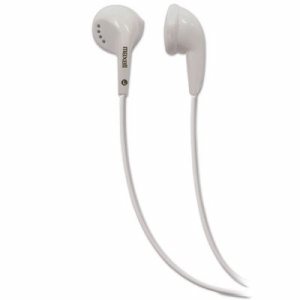 Budget Stereo Earbuds, White
