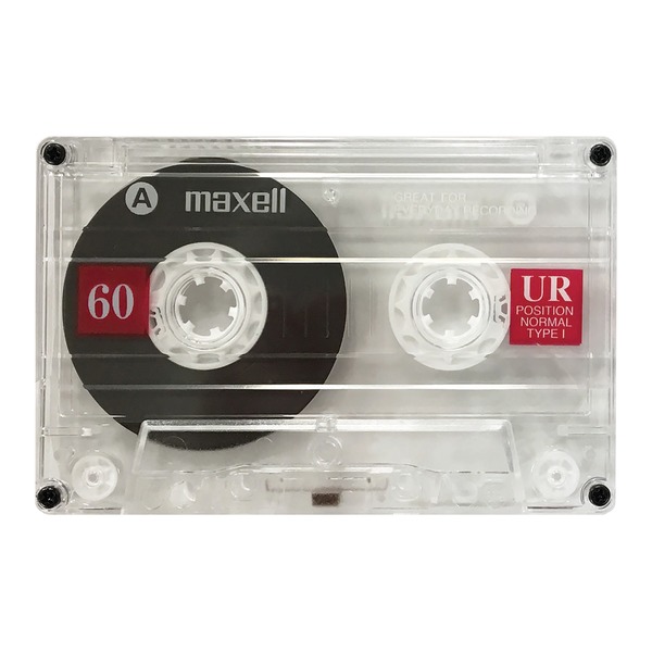 Maxell 109024 UR60 Cassette Tape (2 Pack)