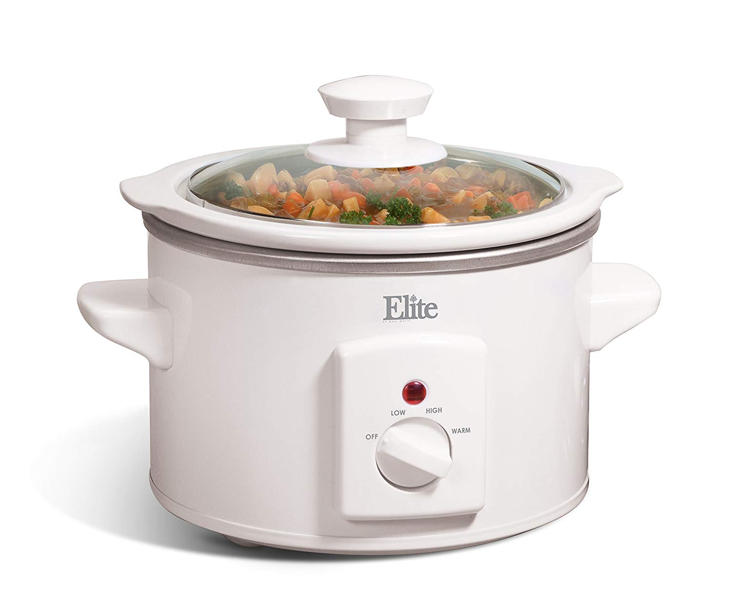 Elite Cuisine Mst-250Xw Mini Slow Cooker  1.5Qt One Pot Meal