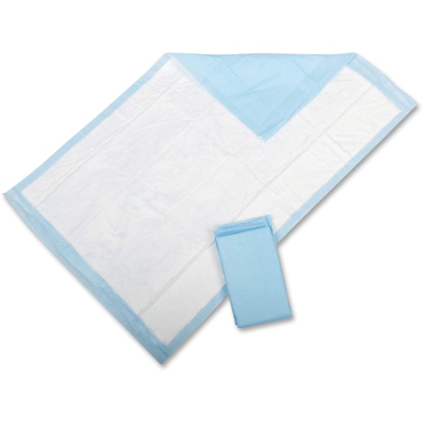 Protection Plus Disposable Underpads, 23 x 36, Blue, 25/Bag