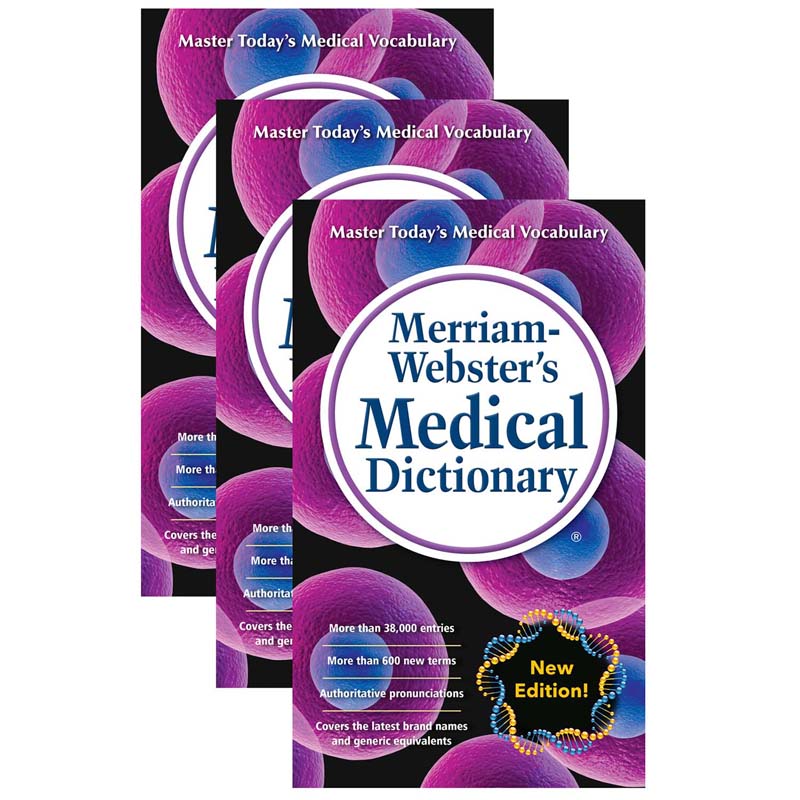 Medical Dictionary; Mass-Market Paperback, Pack of 3