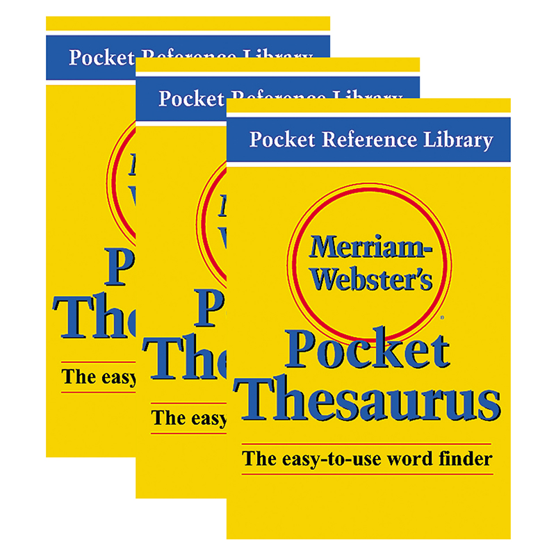 Pocket Thesaurus, Pack of 3