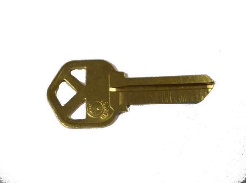 328725 Kw1 Brass Key Blank