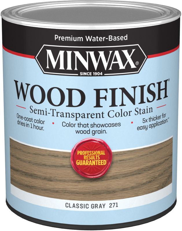 10820 QT GRAY H2O WOOD STAIN