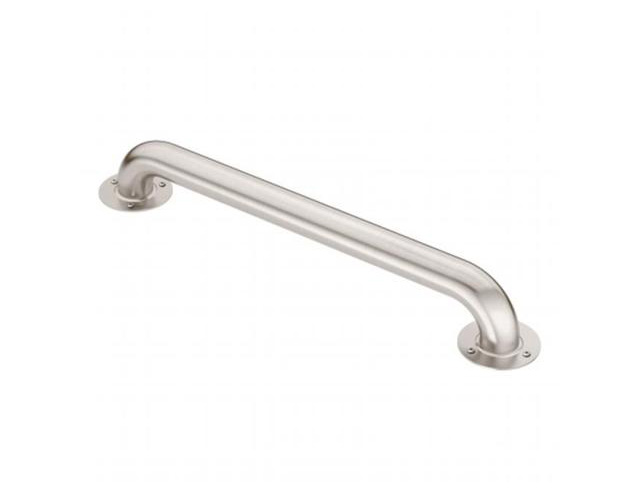 Donner Classic Home Care Bath Grip, 300 lb, 24 in L X 3 in W, Stainless Steel, Stainless