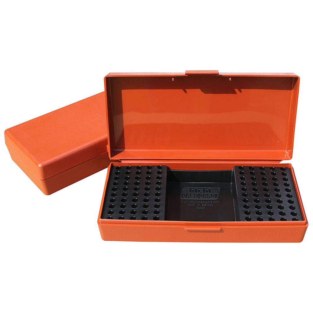 MTM Ammo Box 100 Round 22 Long Rifle Rimfire Competition Rust
