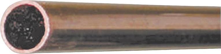 Mueller 1/2X2 Type M Tubing, 1/2 in, 2 ft L, Copper
