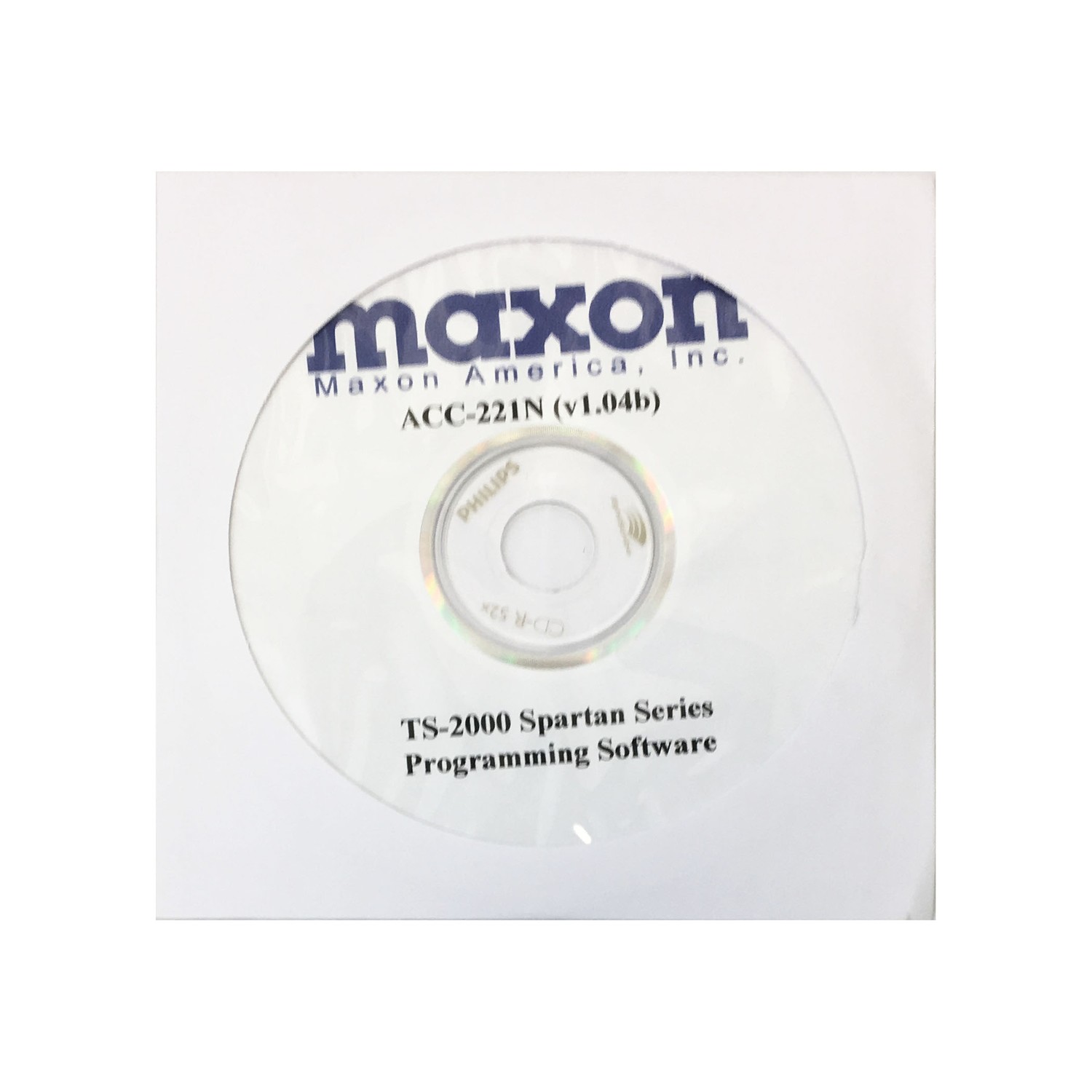 MAXON - ACC221N PROGRAMMING SOFTWARE FOR TS2000 SPARTAN SERIES RADIOS