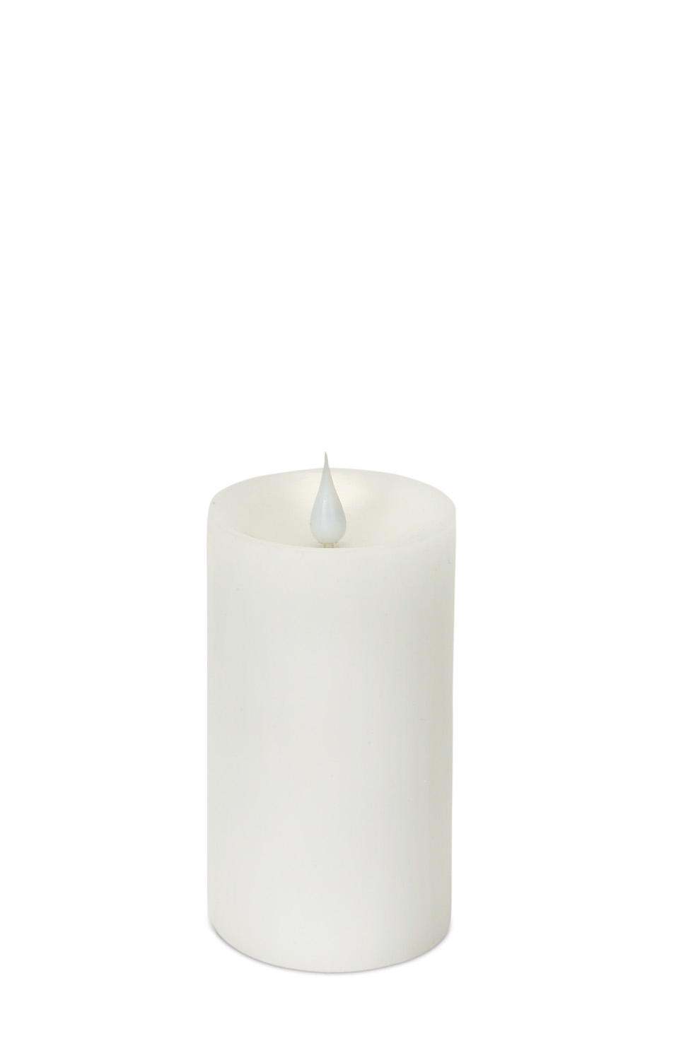 Simplux LED Pillar Candle w/Moving Flame (Set of 2)  3"D x 5"H