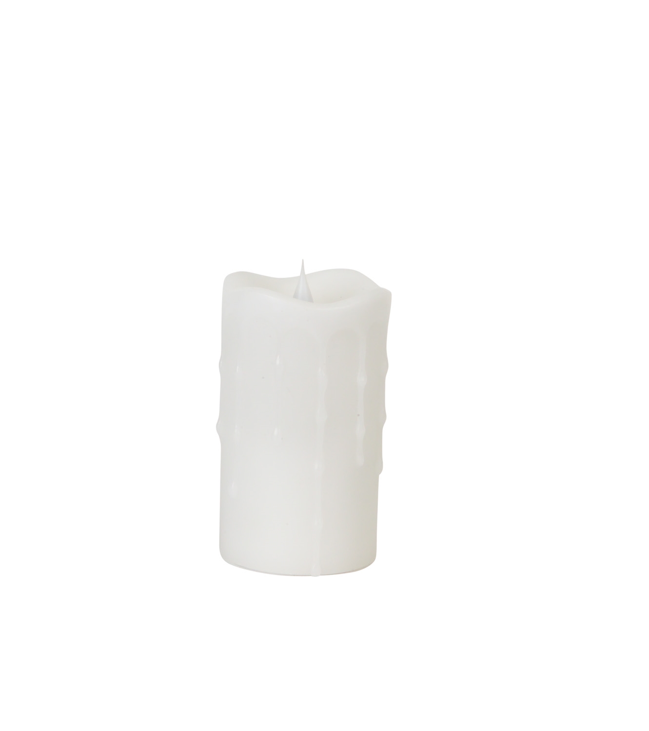 Simplux LED Dripping Candle w/Moving Flame (Set of 2)3"Dx5"H