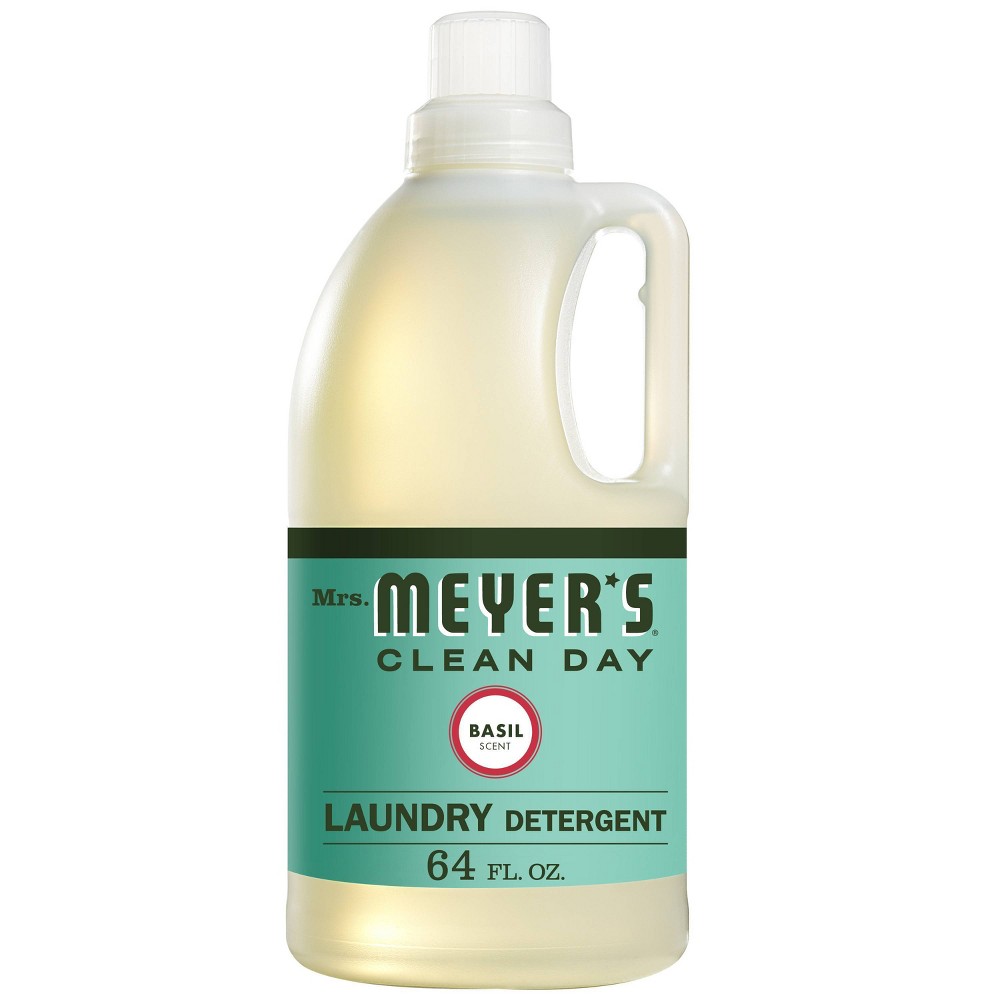 Mrs. Meyer's Clean Day - 2X Laundry Detergent - Basil - Case of 6 - 64 oz  (6x64 FZ)