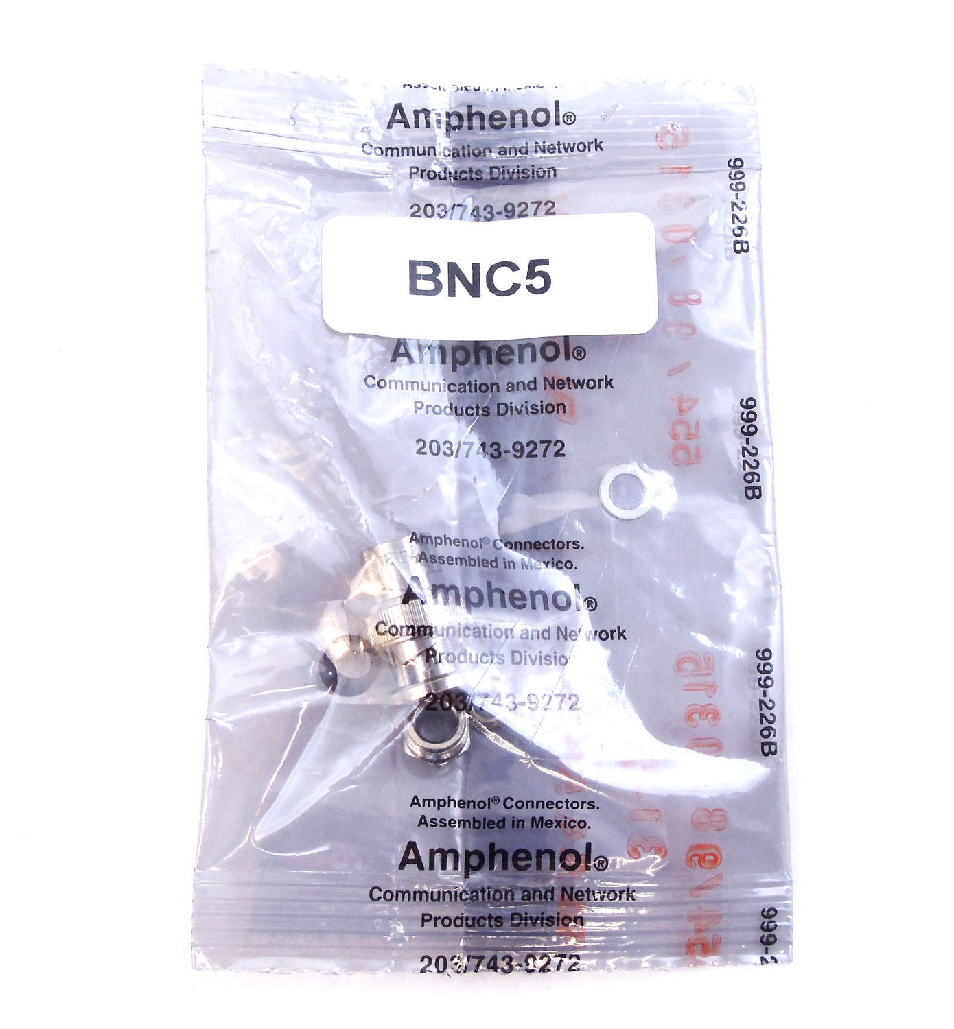 Bnc Connector For Rg58 (Amphenol)