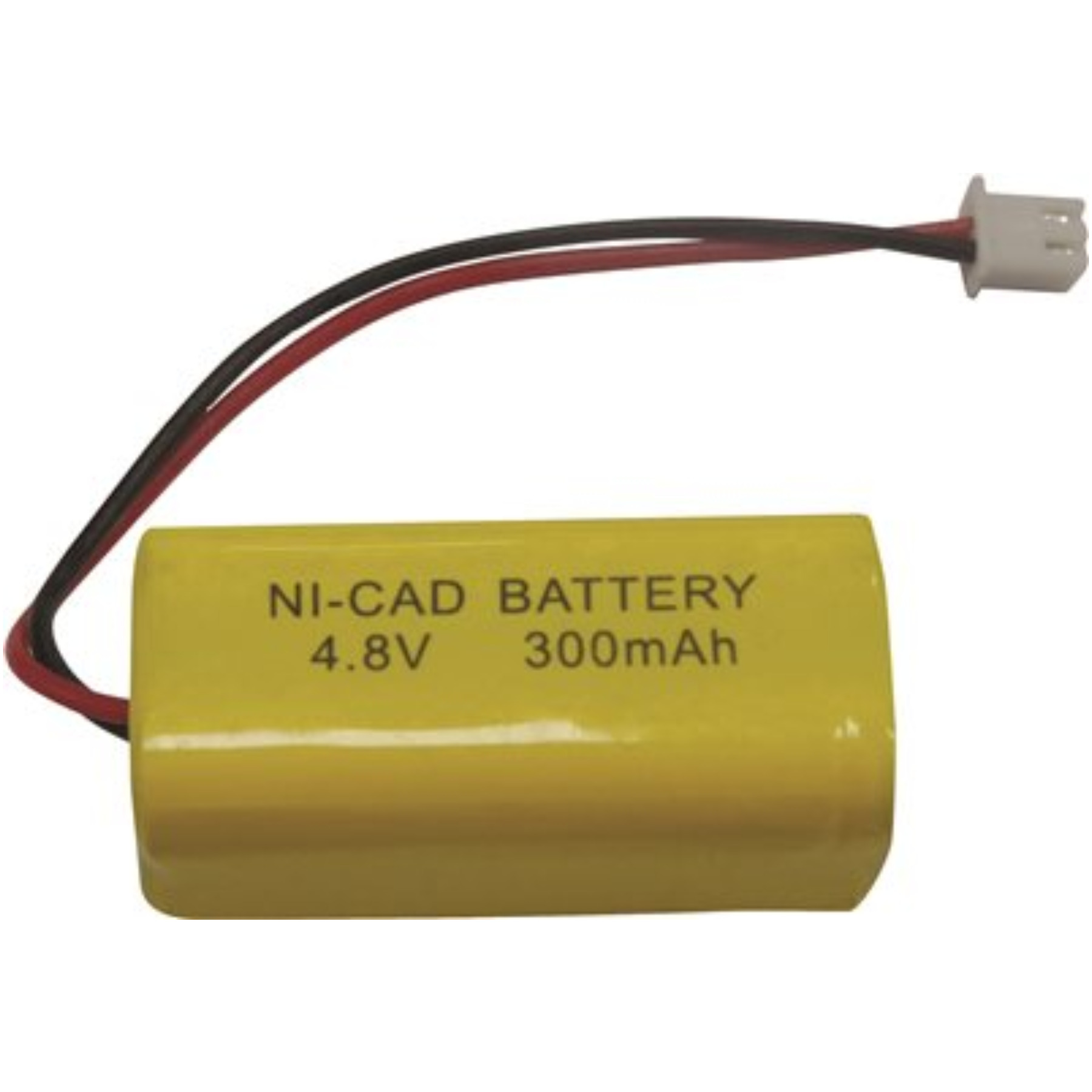 MONUMENT EXIT SIGN REPLACEMENT RECHARGEABLE NICAD BATTERY, 4.8 VOLT, 300MAH