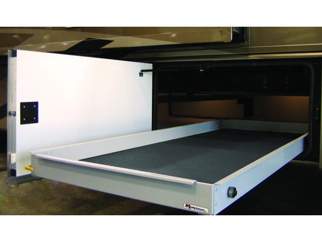 FULLY ASSEMBLED 60% EXTENSION 42INX60IN CARGO TRAY W/ CARPET