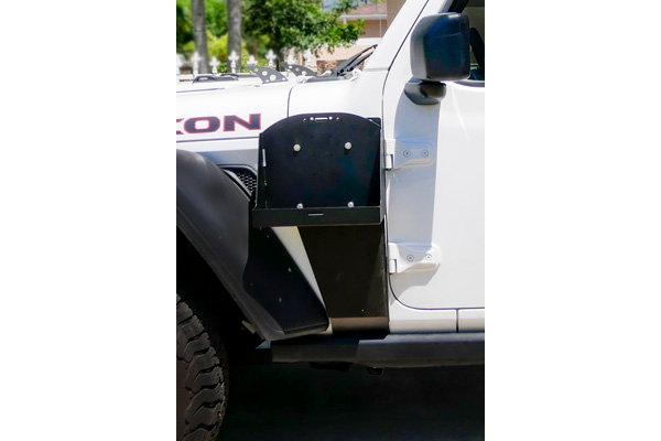 JERRY CAN SIDE MOUNT - DRIVER'S SIDE WITH UNIVERSAL TRAY (18-CURRENT WRANGLER JL)