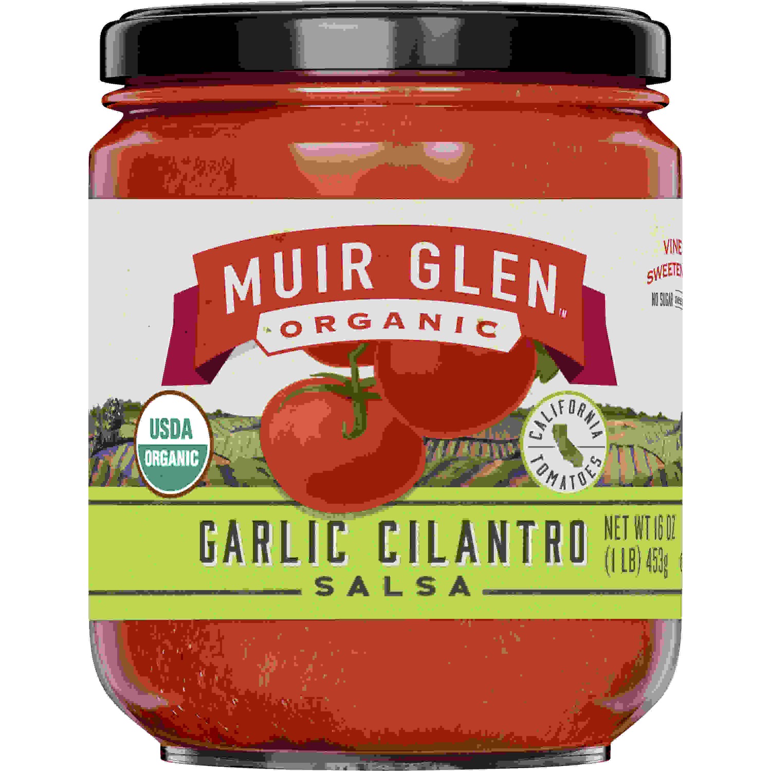 Muir Glen Garlc Cilantro Med Salsa (12x16 Oz)