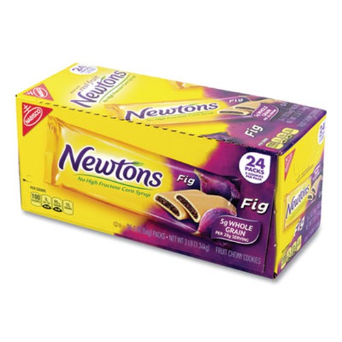 Fig Newtons, 2 oz Pack, 2 Cookies/Pack 24 Packs/Box, 