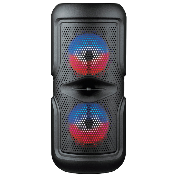 Naxa NDS-4502 Sound Pro 4-Inch 2,000-Watt Portable Dual Wireless Speakers with Disco Lights