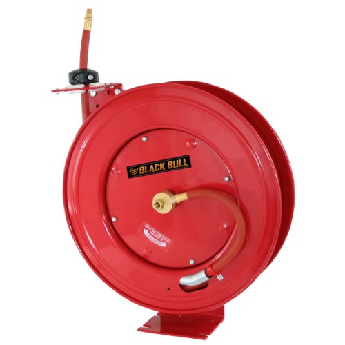 Black Bull 50 Ft. Retractable Air Hose Reel with Auto Rewind